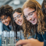 Middle School Students in Science Lab
